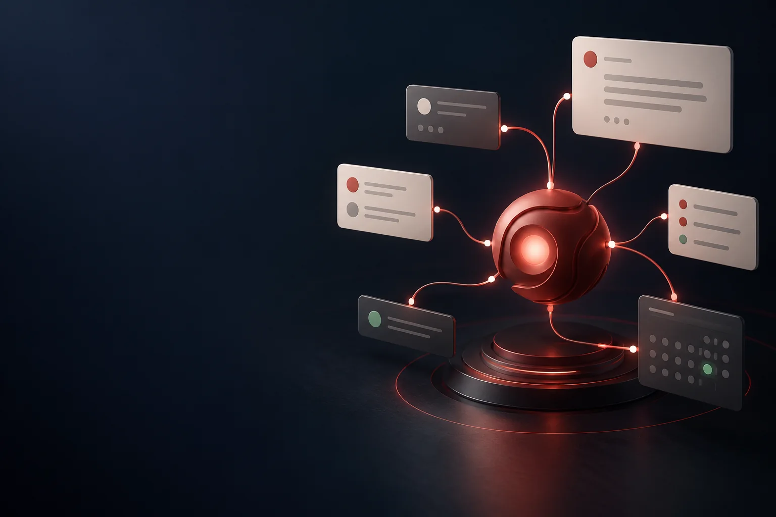 An AI agent connected to the chat channels customers already use